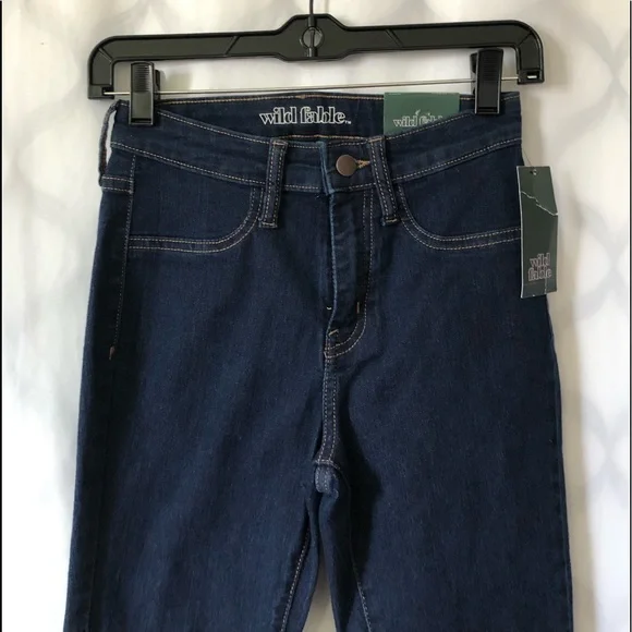 Wild Fable Womens Jeans Size 00 Blue - Picture 4 of 6